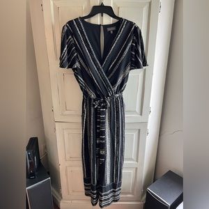 Luxology striped Jumpsuit size Large